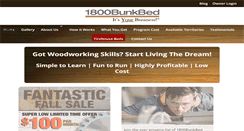 Desktop Screenshot of 1800bunkbed.com