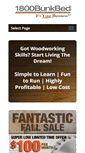 Mobile Screenshot of 1800bunkbed.com