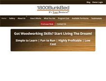 Tablet Screenshot of 1800bunkbed.com